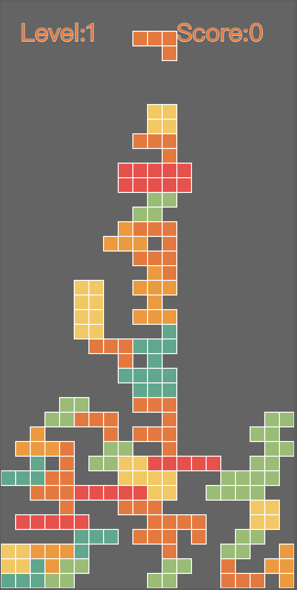P5.js 俄羅斯方塊